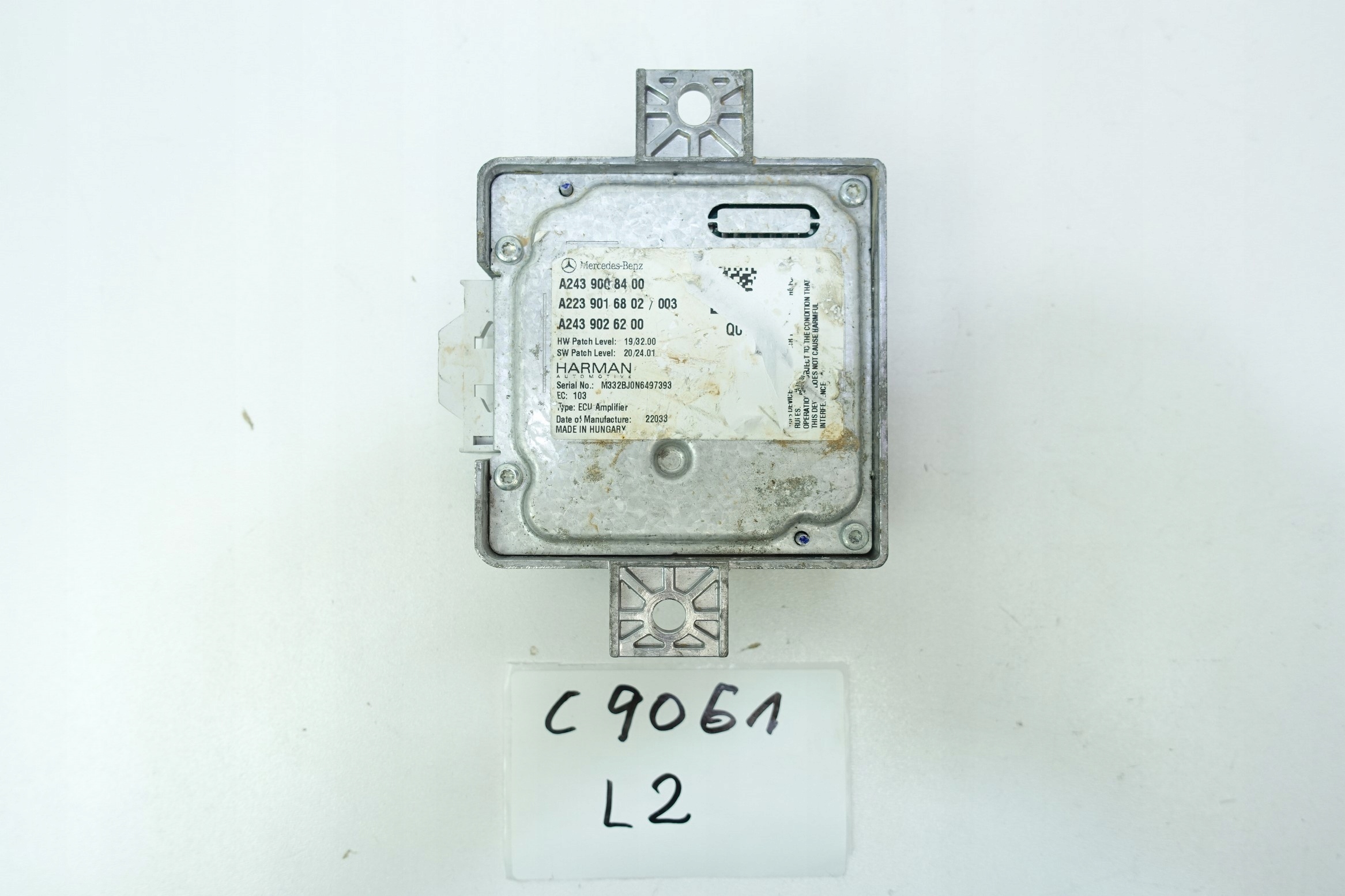 amplifier HARMAN MERCEDES W223 W447 A2439008400