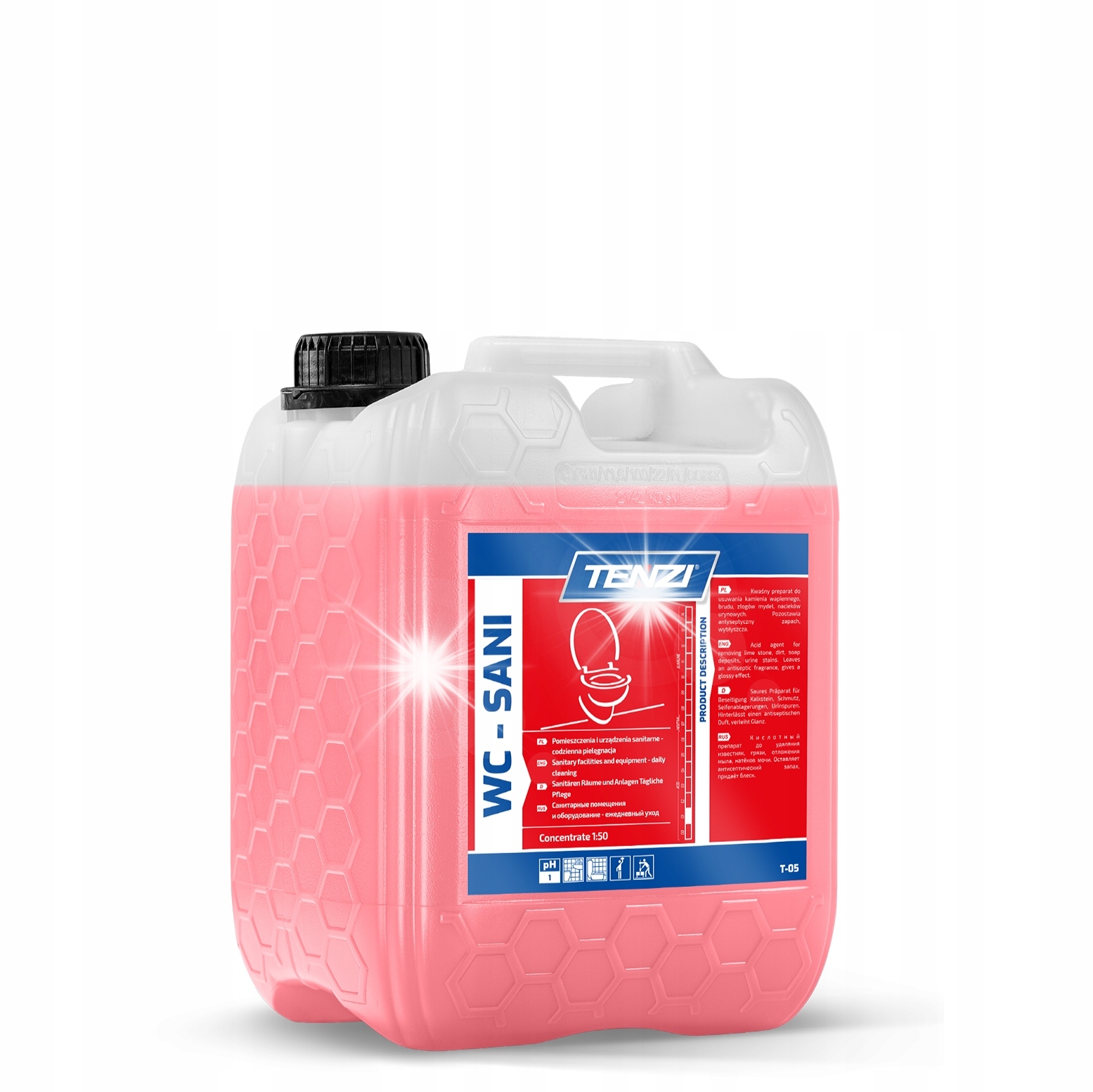 Tenzi Wc-sani Na Mytí Koupelen Sanitárních Mís 5L