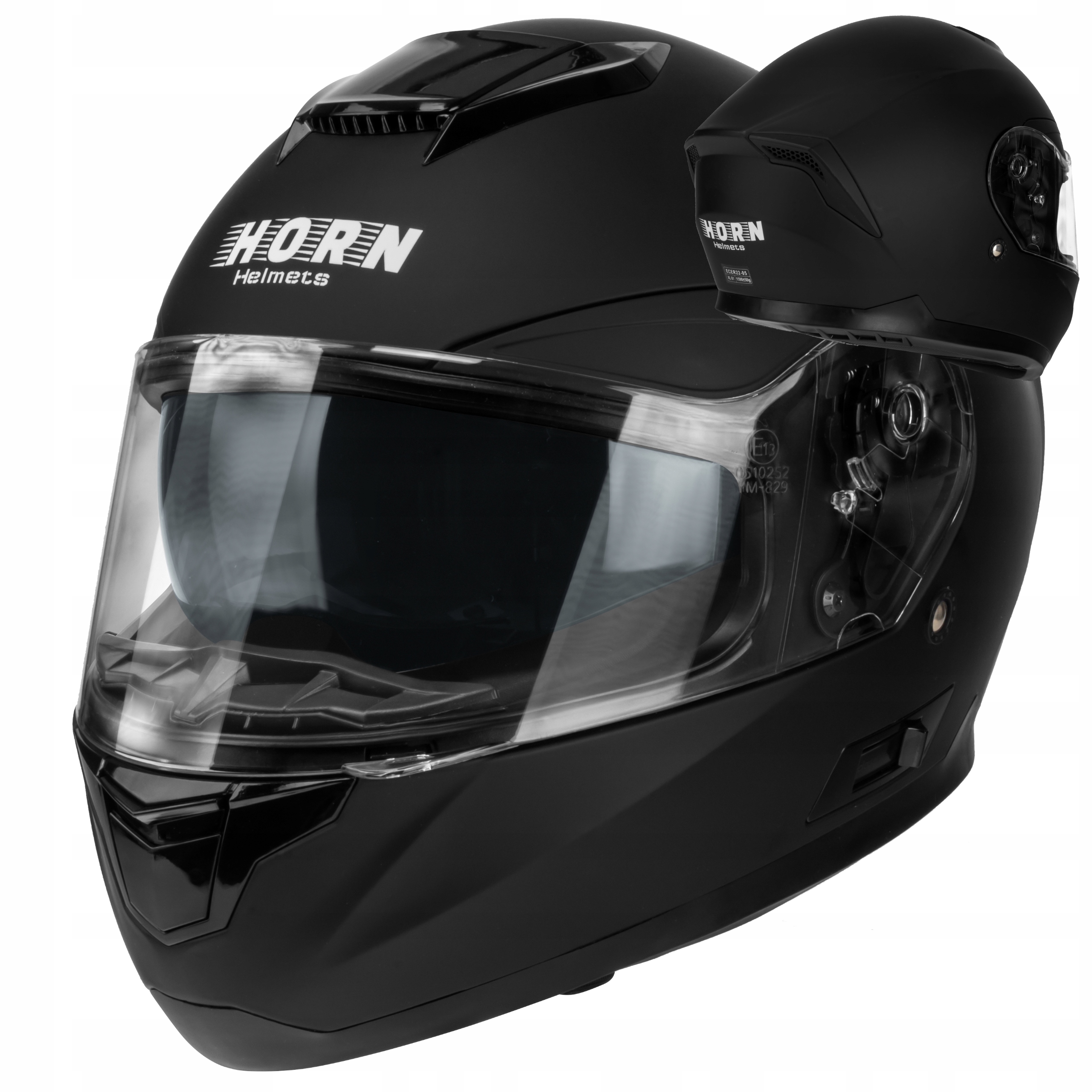 

Horn Kask Motocyklowy Integral h831 +kominiarka Xs