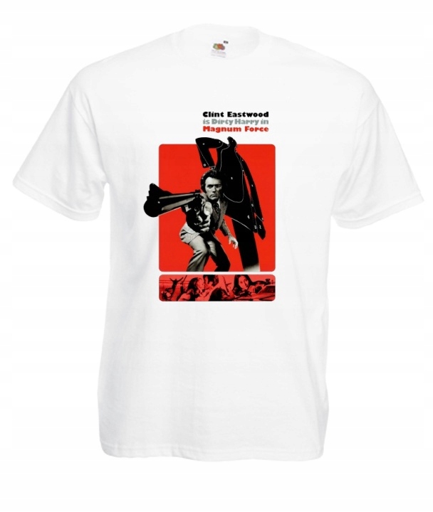 

Koszulki Damskie Męskie Clint Eastwood Dirty Harry
