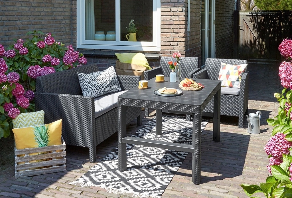 Regulowany stół ogrodowy LYON Keter- Brown Rodzaj stół