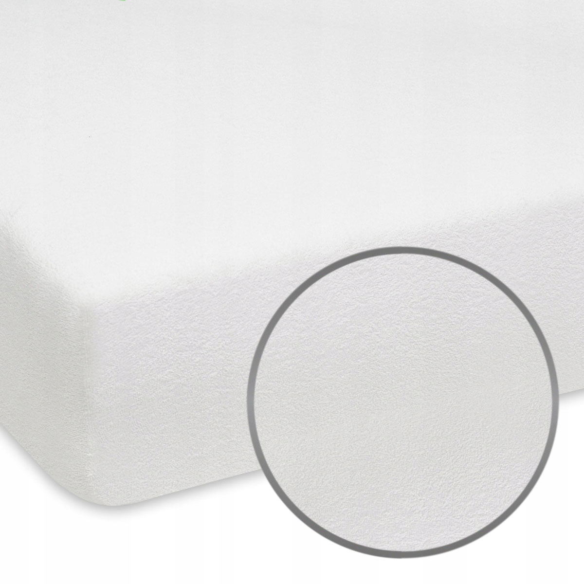 

Prześcieradło białe 90x180 cm solidne na gumce