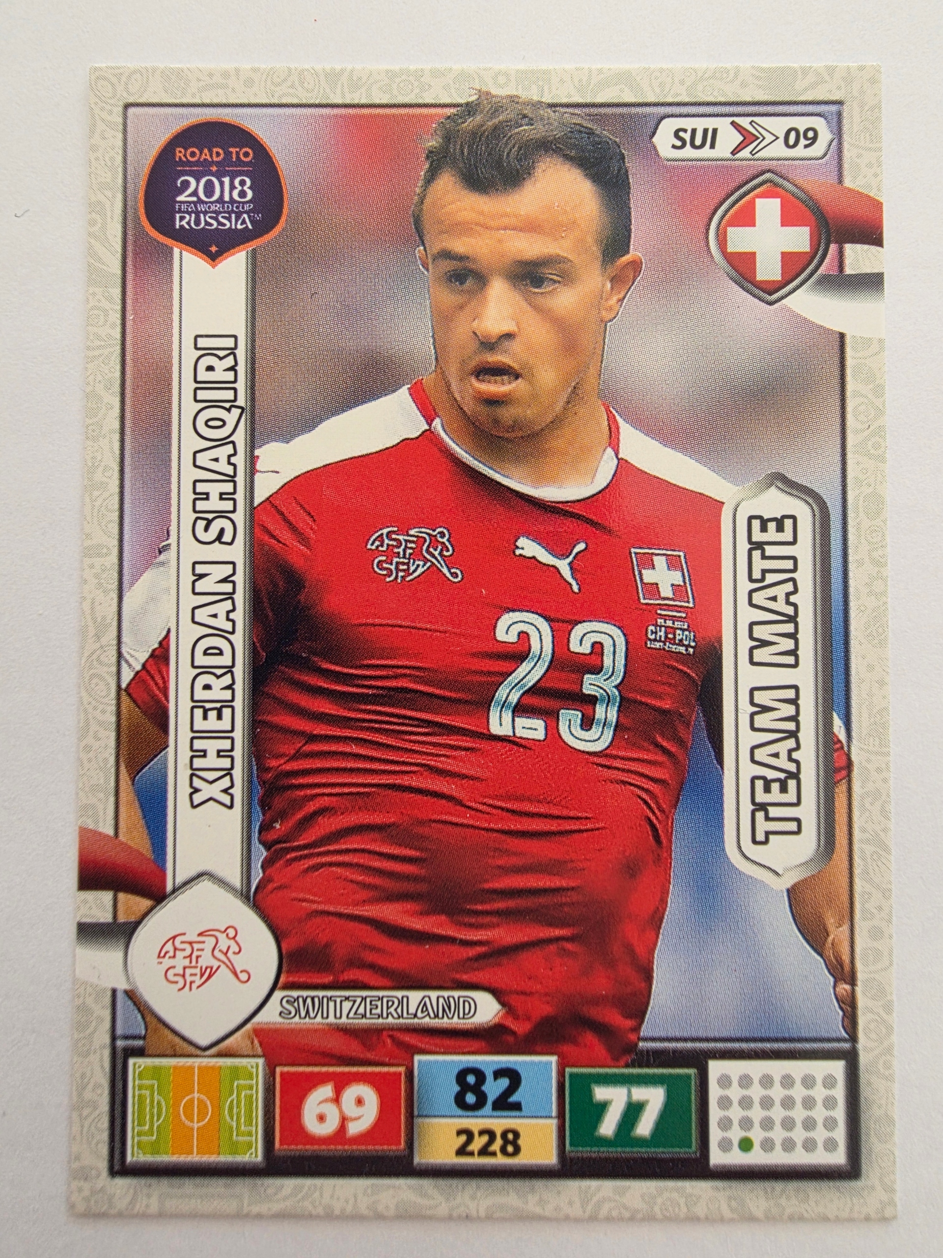 2018 Panini Road To World Cup Russia Shaqiri Szwajcaria Sui 9