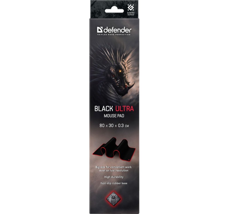 PODKŁADKA DEFENDER GAMING BLACK ULTRA 800x300x3mm — 15