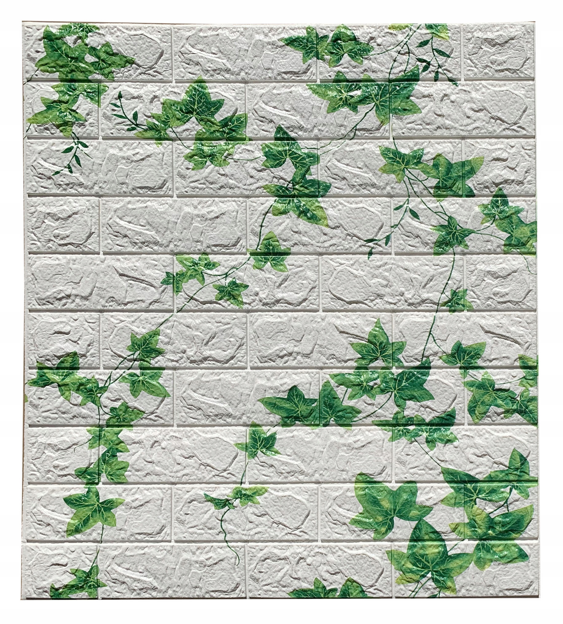 

Panele ścienne samoprzylepne 3Dcegła BC38 bluszcz