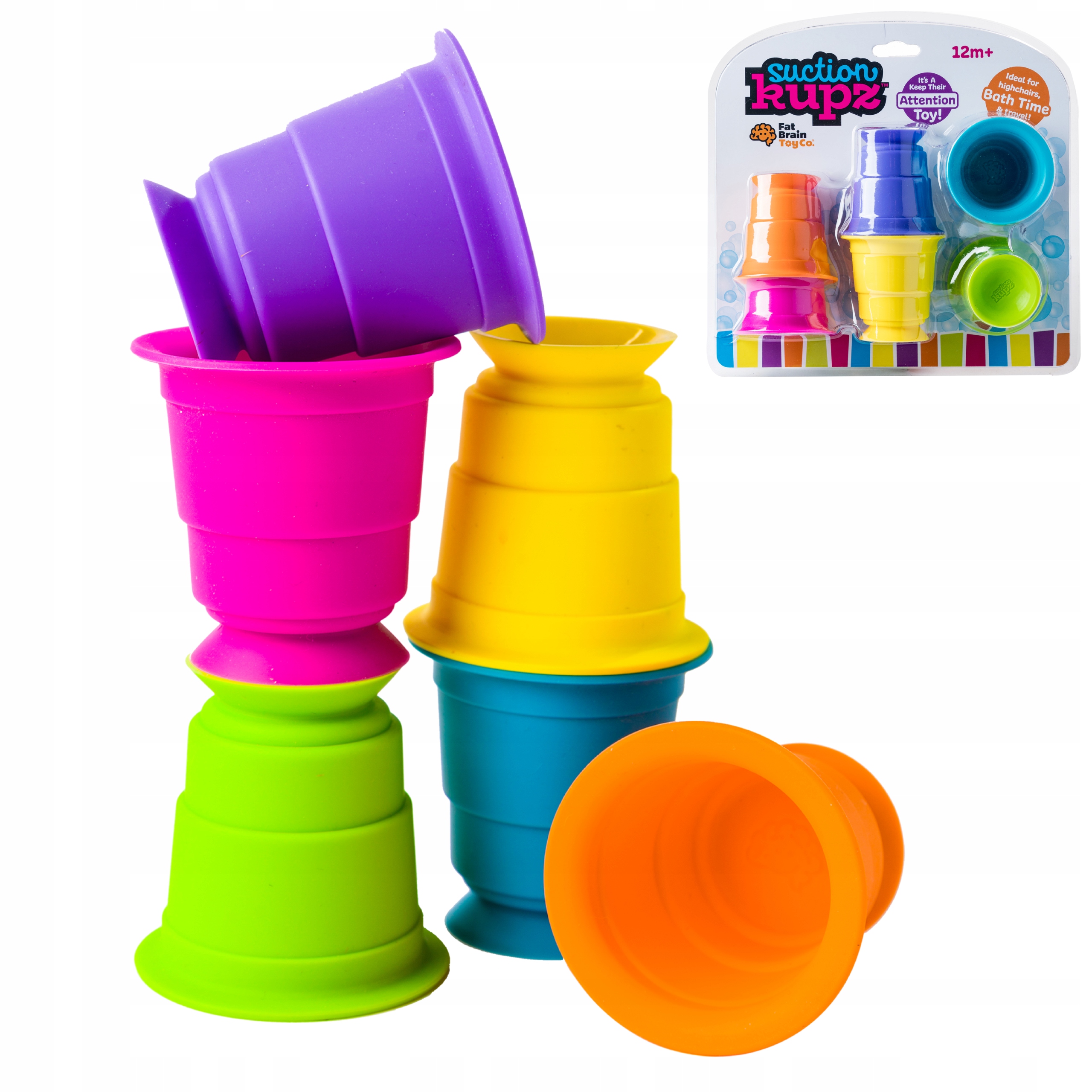 

Kubki Przyssawki Suction Kupz Fat Brain Toy