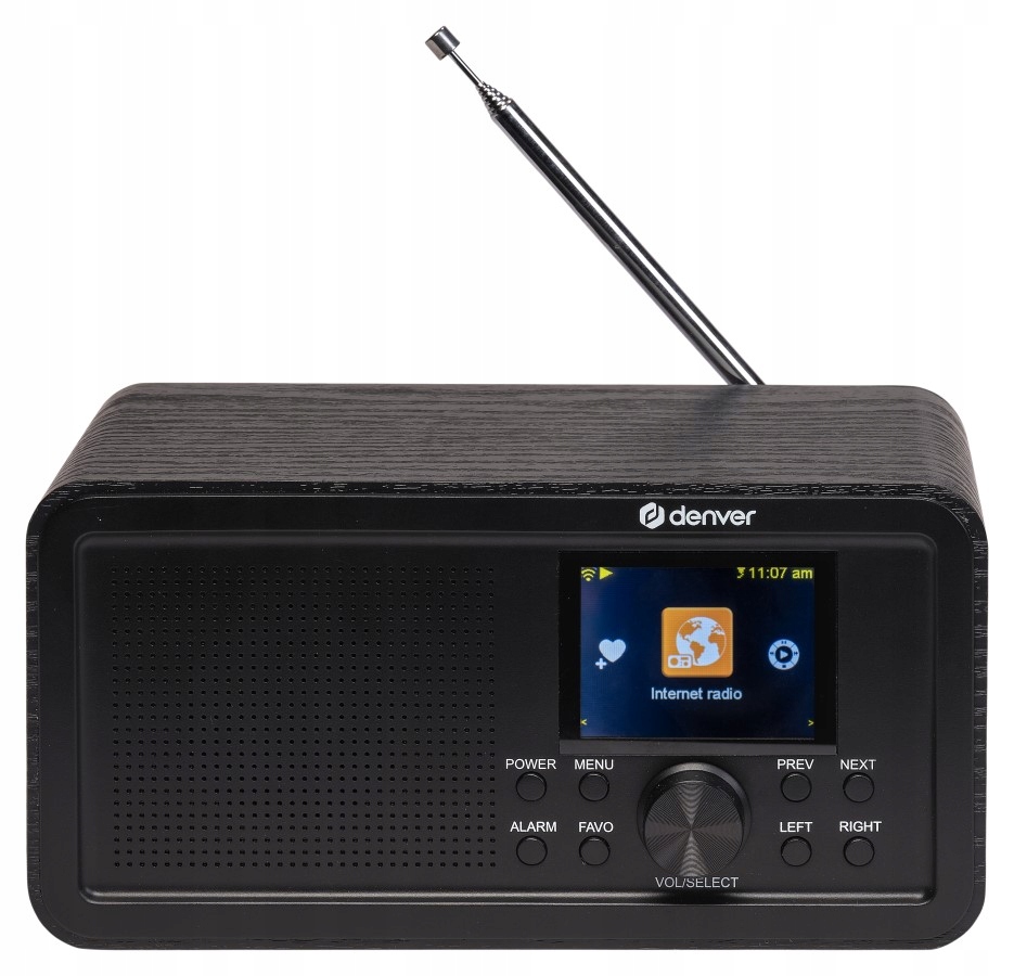 Denver DIR-200 Rádiový tuner, internetové rádio Dab+ Fm s funkcí Bluetooth