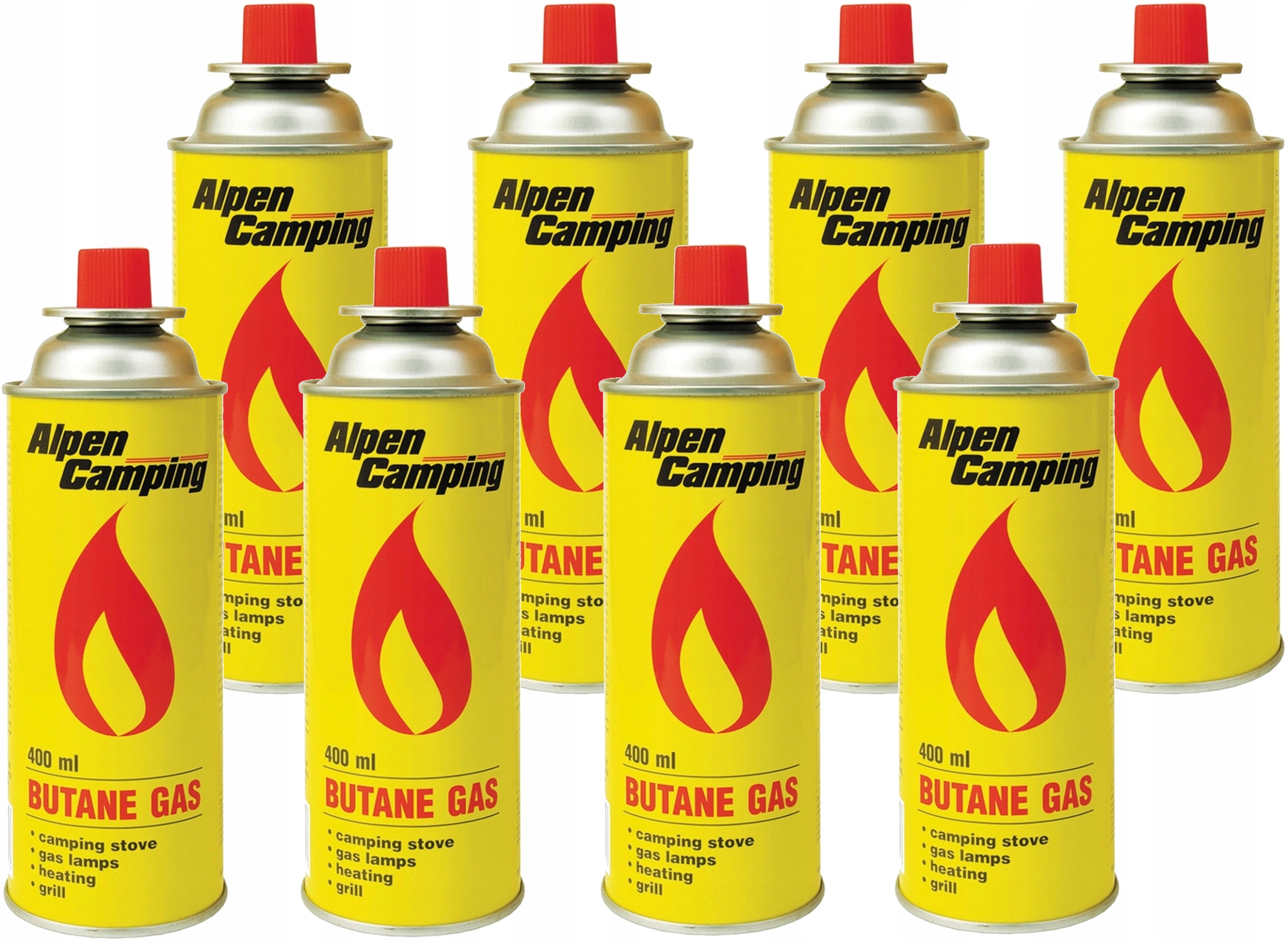 

8x Nabój Gazowy Gaz Kartusz Kuchenki Palnika 400ml