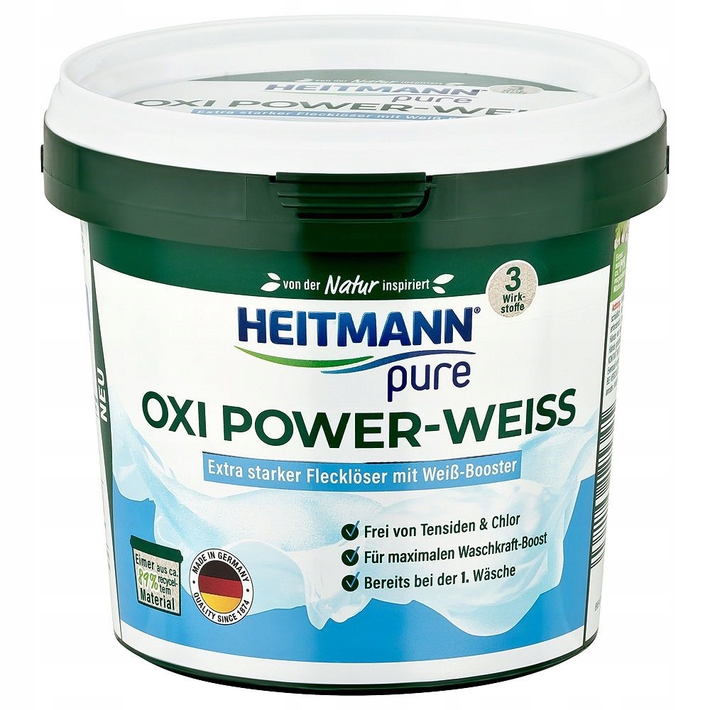 

Heitmann Pure Odplamiacz Do Prania Białego 500 g