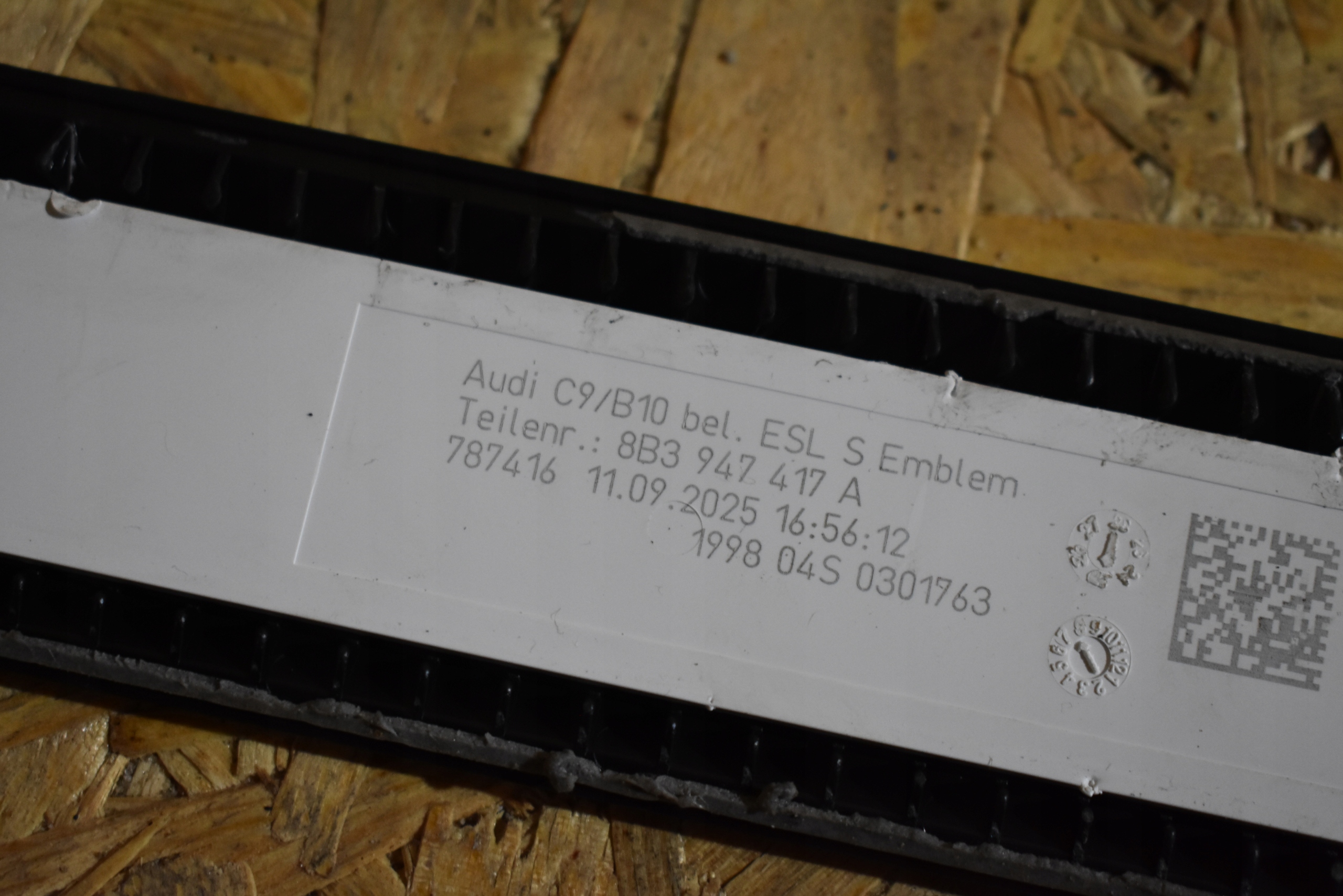 IDEALNA moulding S-LINE cap threshold door AUDI A5 B10 1
