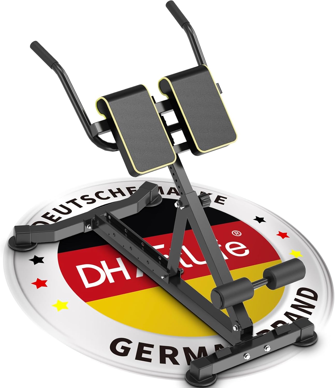 Dh FitLife Římské křeslo 5v1 Nastavitelné skládací křeslo 150 kg