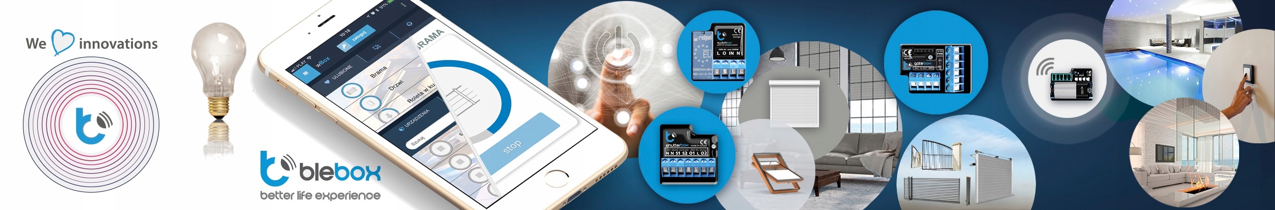 BleBox Pilot Uniwersalny uRemote PRO SMART WiFi Cechy dodatkowe łączność z wifi