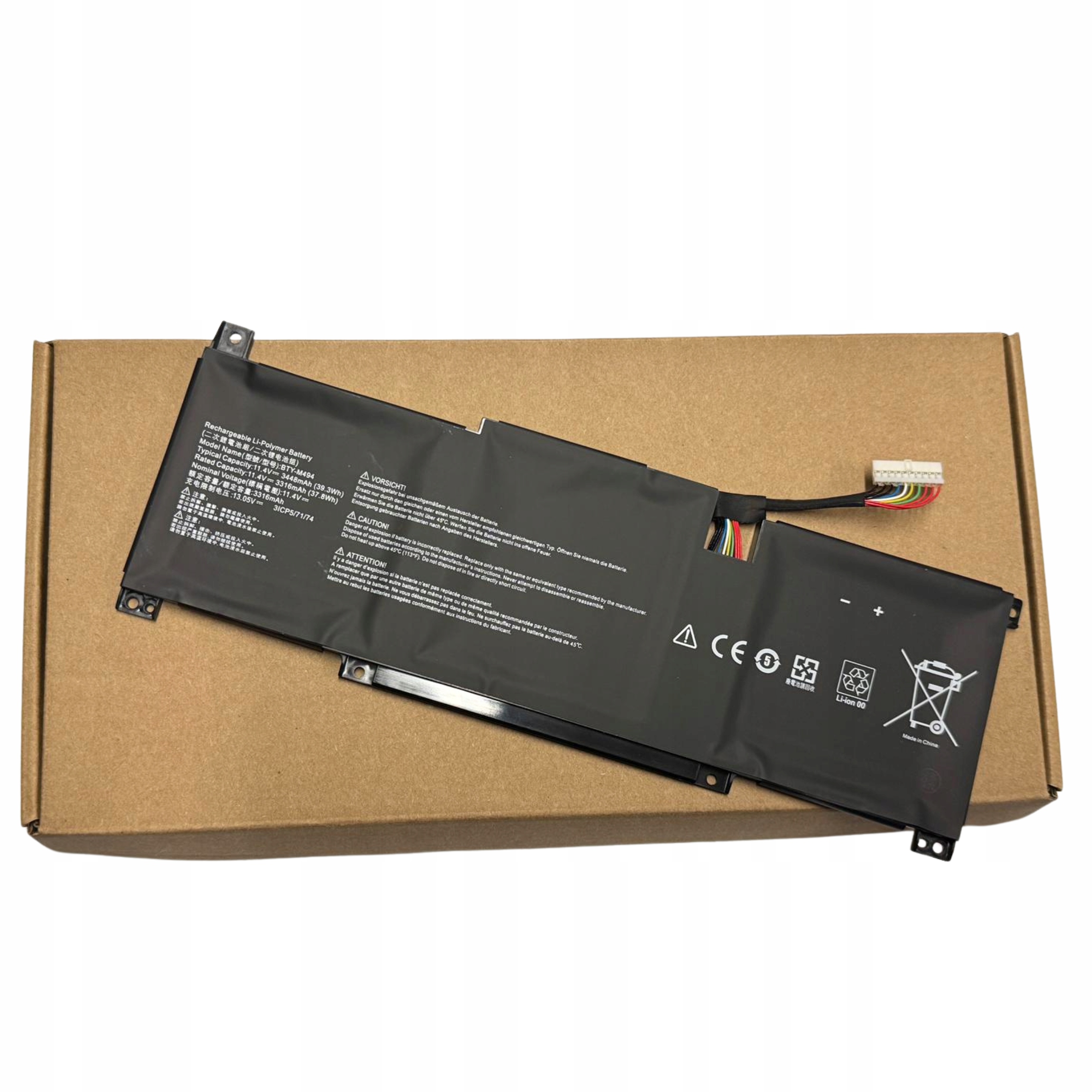 Bateria zamiennik do Msi BTY-M494 3ICP5/71/74 BTY-M4