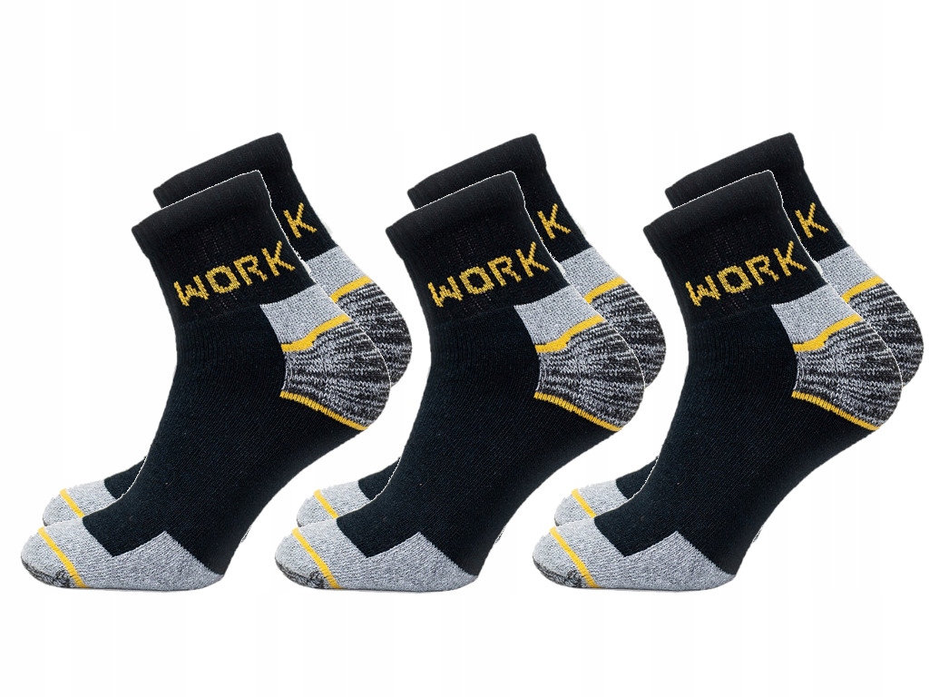 

3x Skarpety robocze Work Eko Krótkie Mocne 43-46