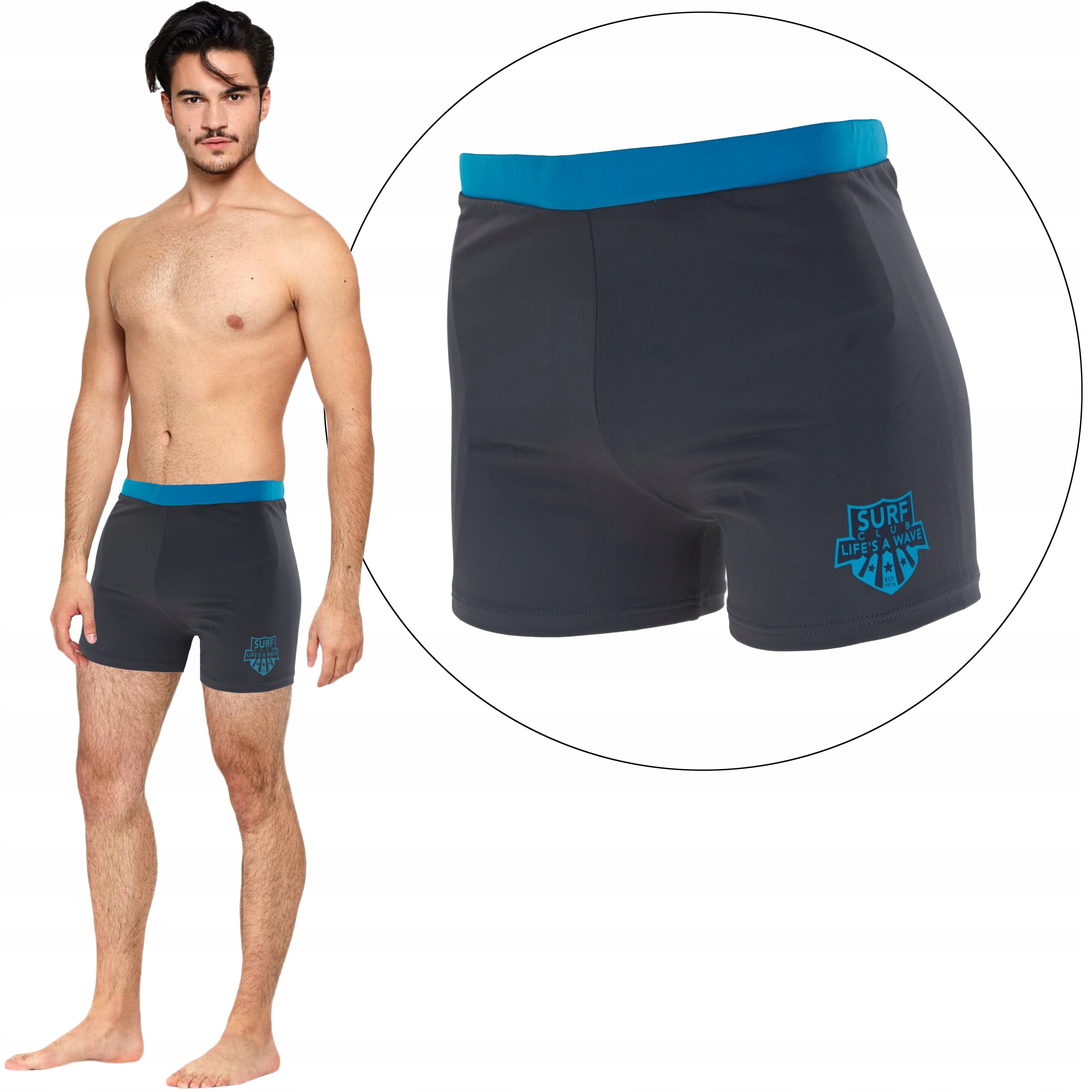 

Moraj Kąpielówki Męskie plażowe 1400-021 Grey 2XL