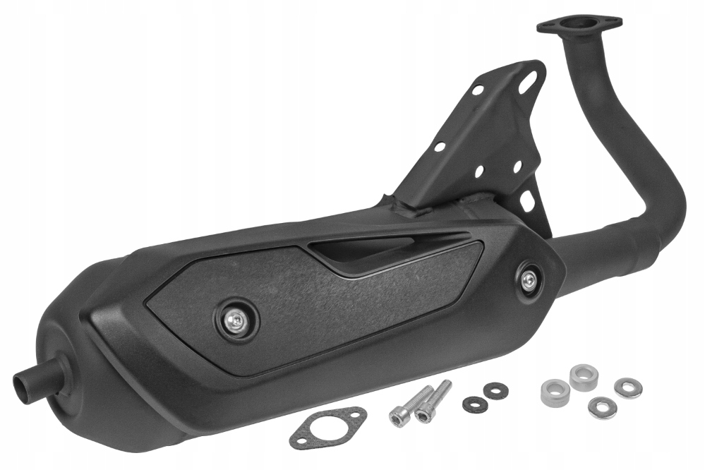 Výfuk Tecnigas Silent Pro Black, Minarelli 100 Mbk Booster Nitro Ovetto