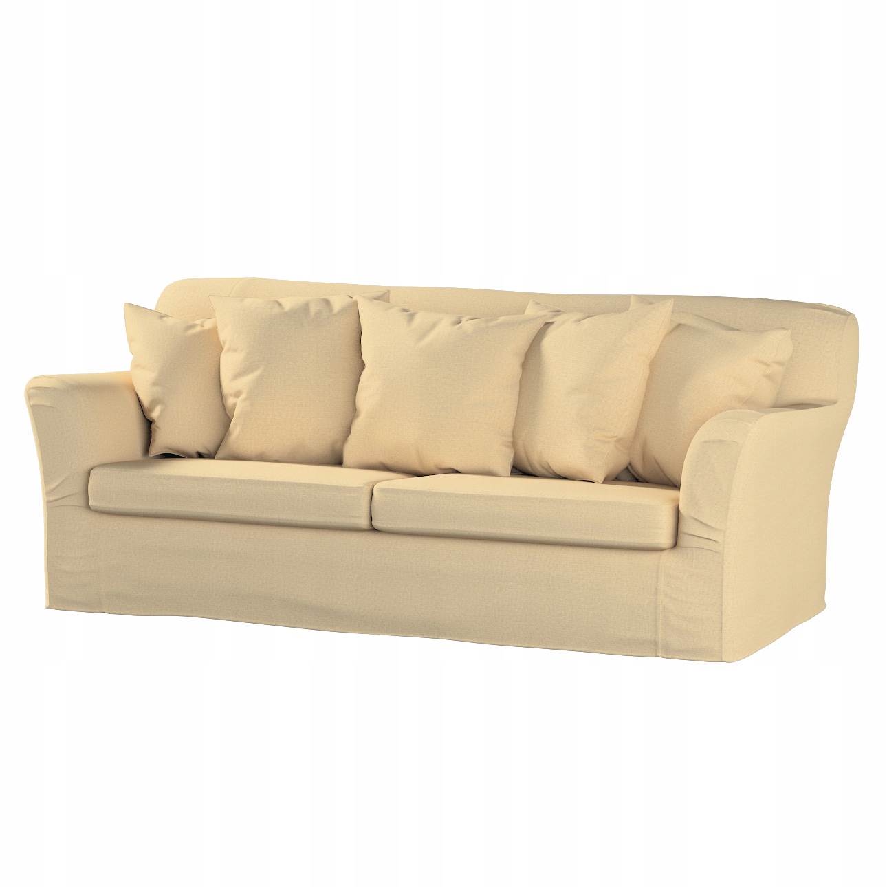 Dekoria potah na rozkládací pohovku Tomelilla pro 3 osoby Ikea, hnědý