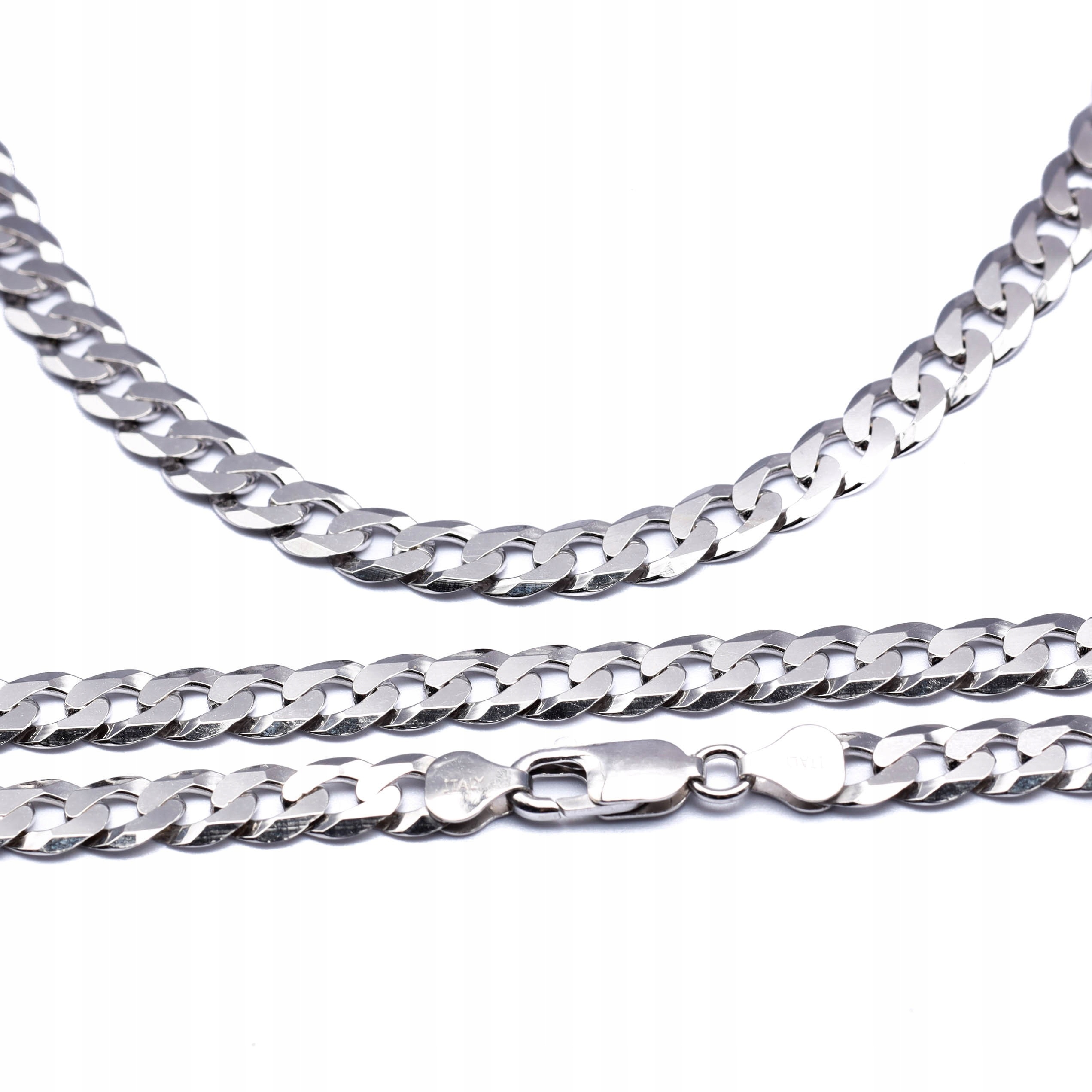 Stříbrný řetízek 925 s diamantovým pancířem, 50 cm