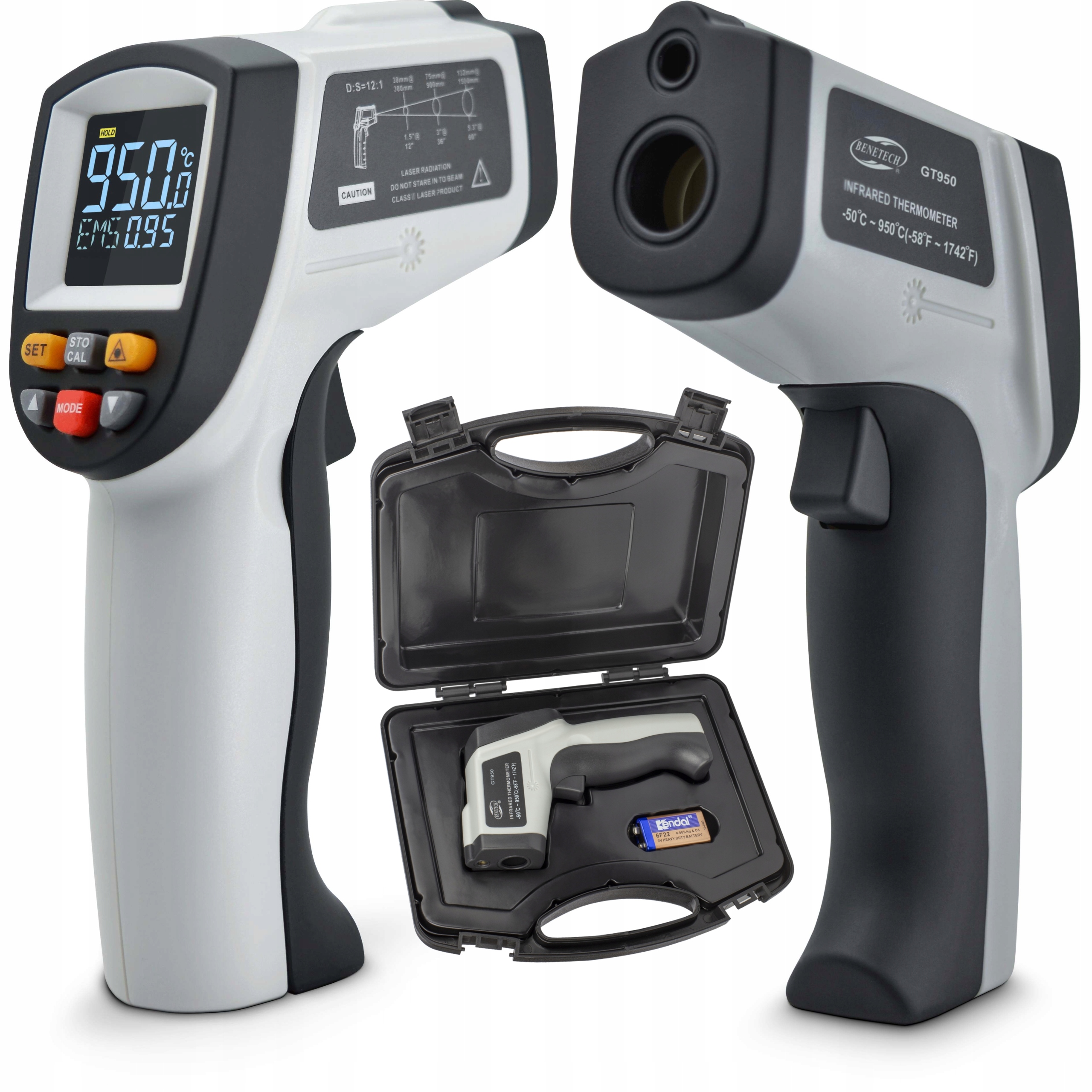 

Pirometr Termometr Laserowy Bezdotykowy -50 +950