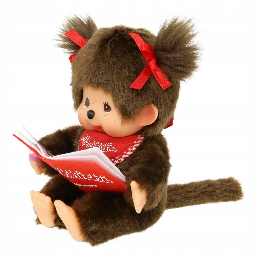 

Monchhichi Przytulanka małpka dziewczynka z książ