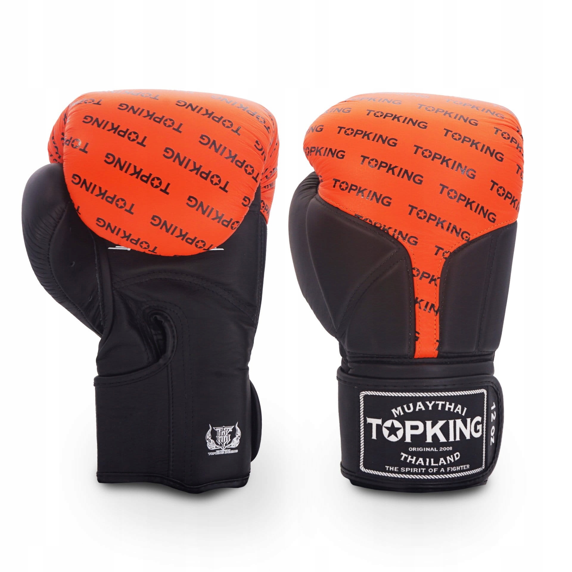 Boxerské Rukavice Top King Tkbgfi „full Impact“ černá/oranžová/černá 10oz