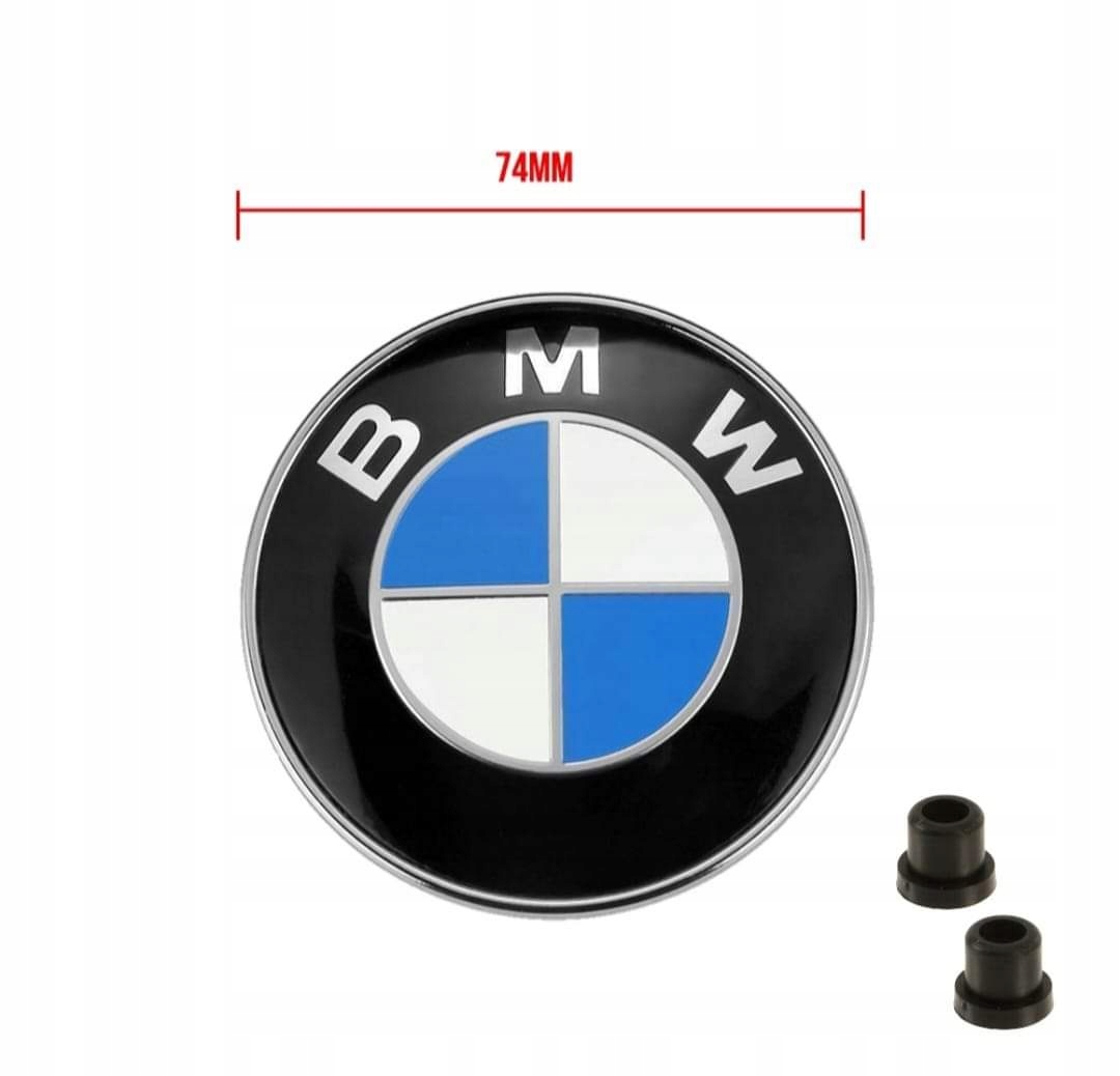 

Znaczek Emblem Maska Klapa Tył Bmw Carbon E46 74mm