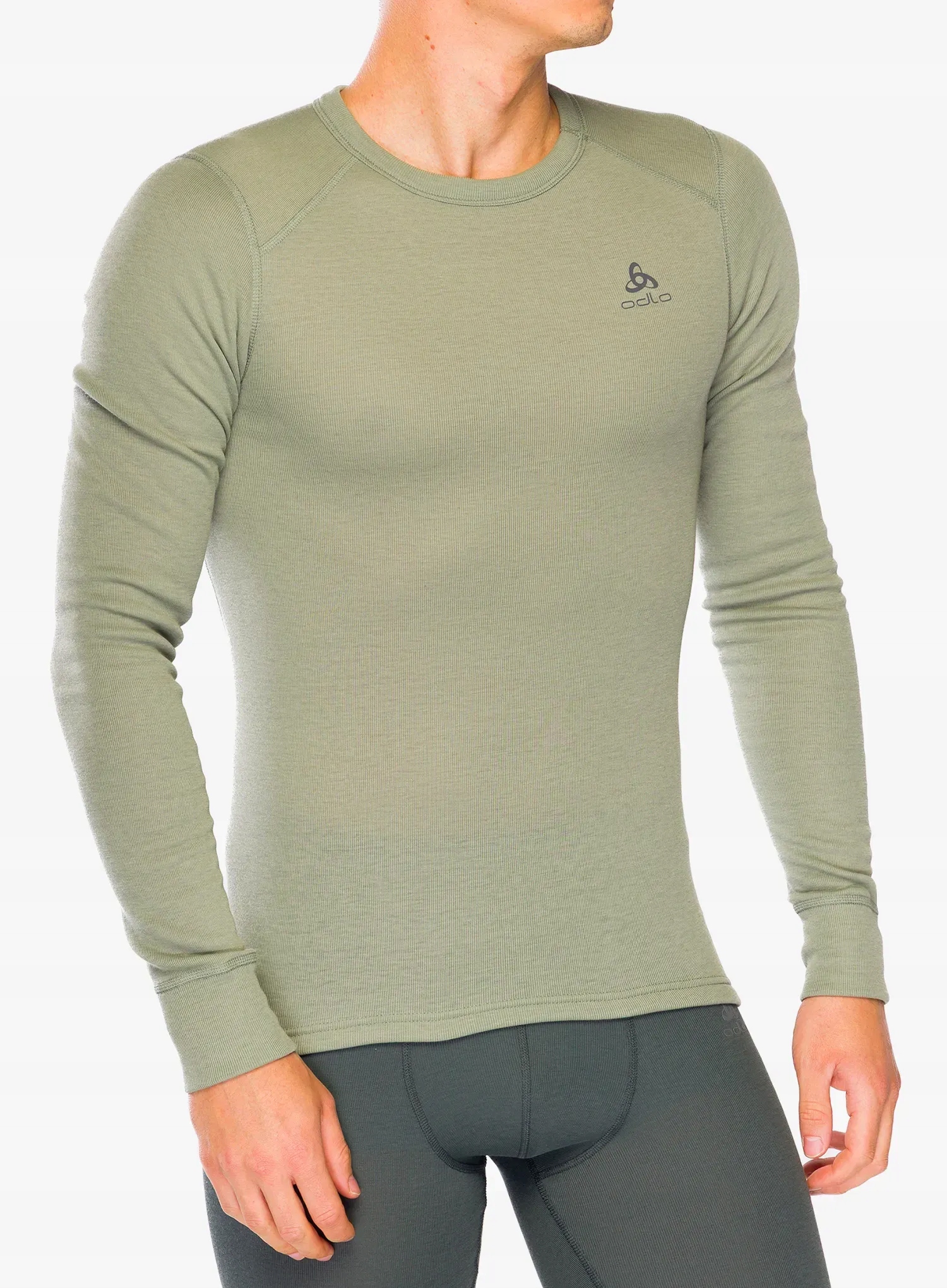 Top Mikina Active Warm Eco Bl s kulatým výstřihem Odlo shadow M
