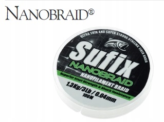 Plecionka Sufix Nano Braid 0,08MM Aqua Camo 3,7KG