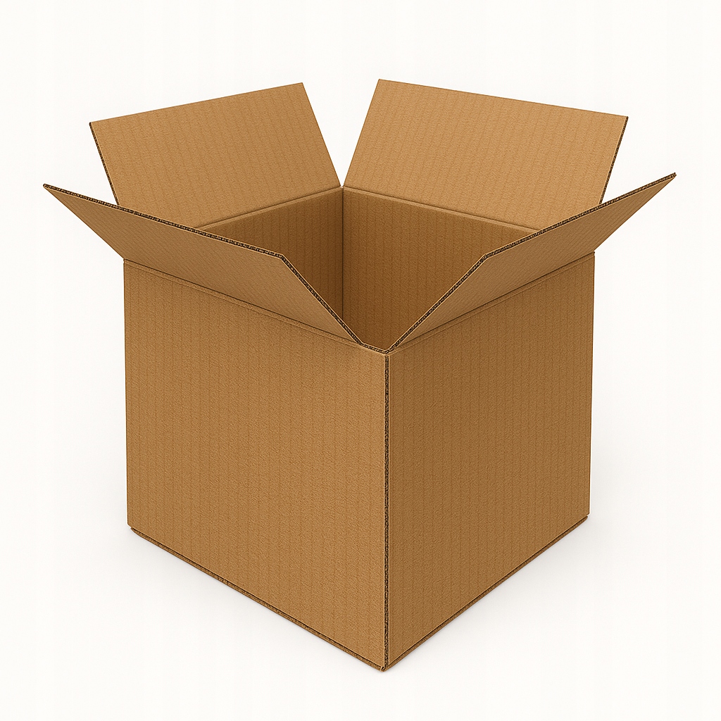 Karton klapowy brązowy 350x350x350 mm – komplet 20 szt. 5W Bc 560g