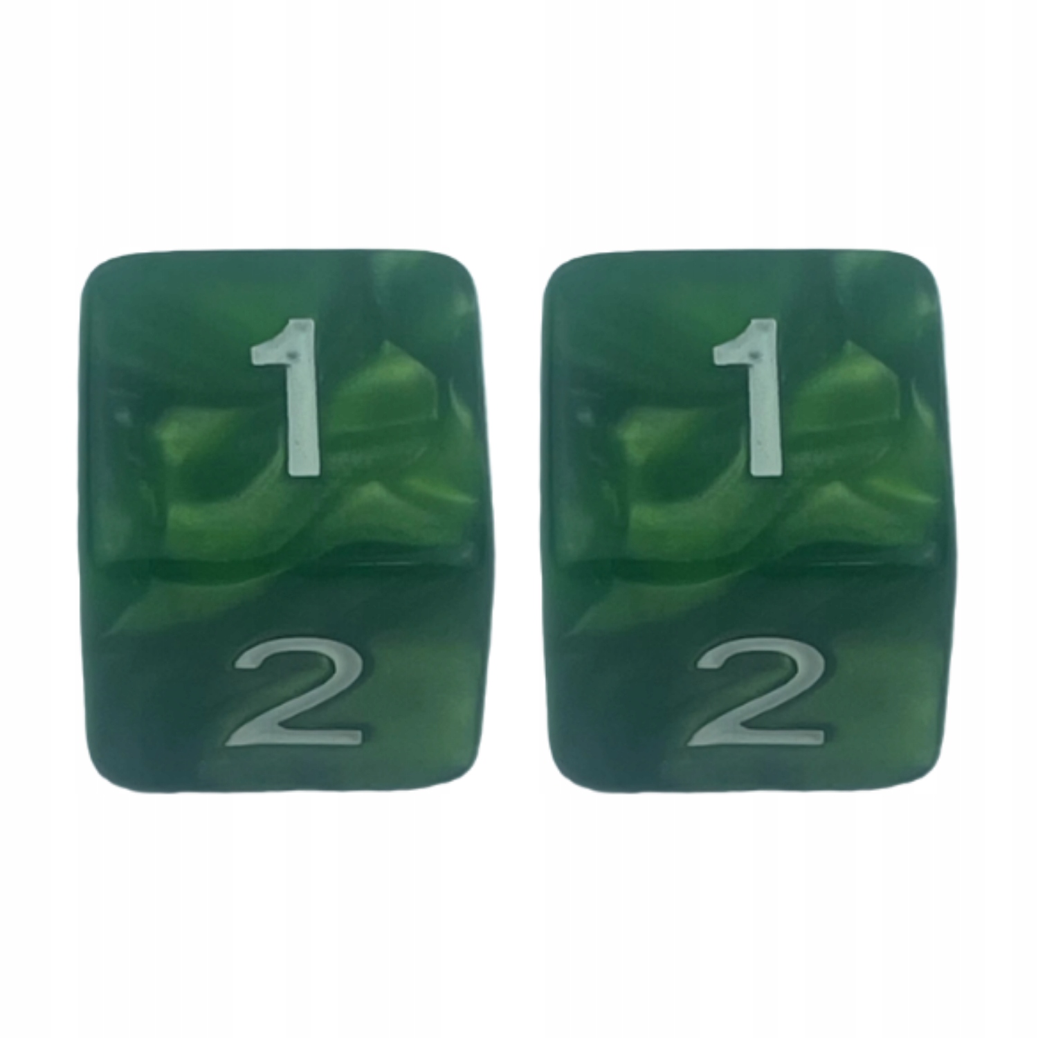 ZESTAW 2 KOSTEK K6 RPG SKRYTA KRAINA KOŚĆ SZEŚCIOŚCIENNA 1,6 CM