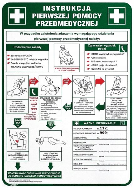 

Instrukcja pierwszej pomocy przedmedycznej Pcv