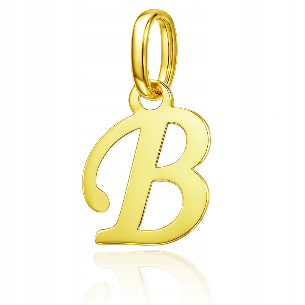 Zlatý Přívěsek Písmeno B 15 mm PR.585