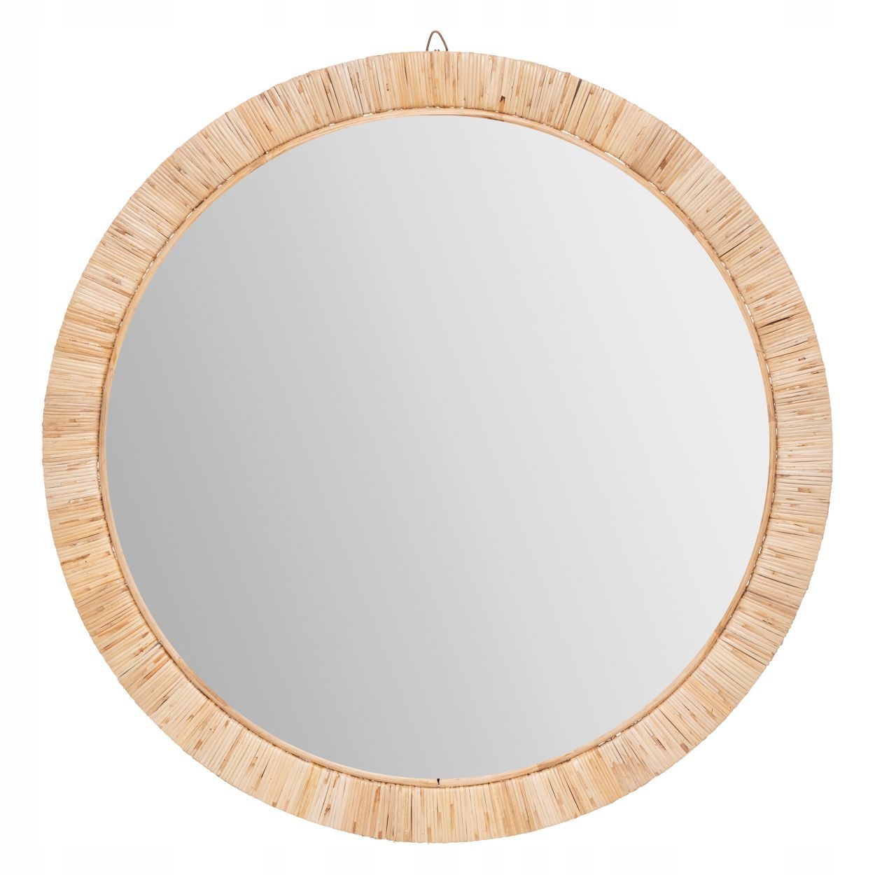 

Lustro rattanowe Ścienne 60 cm Okrągłe Beżowe Loft