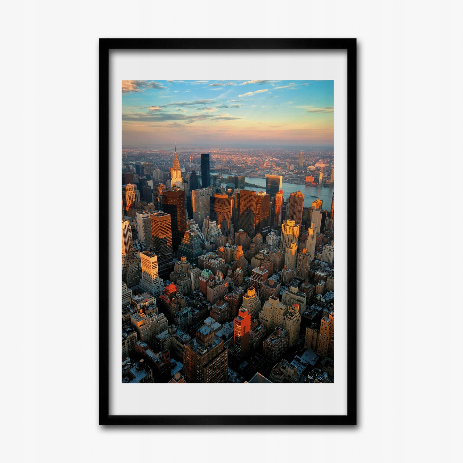 Nástěnný obraz v rámu Pohled na New York 40x60 cm