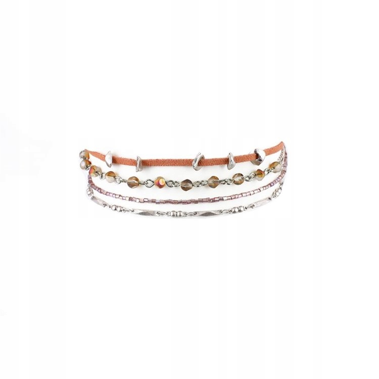 

Zestaw naszyjników Choker Boho z koralikami