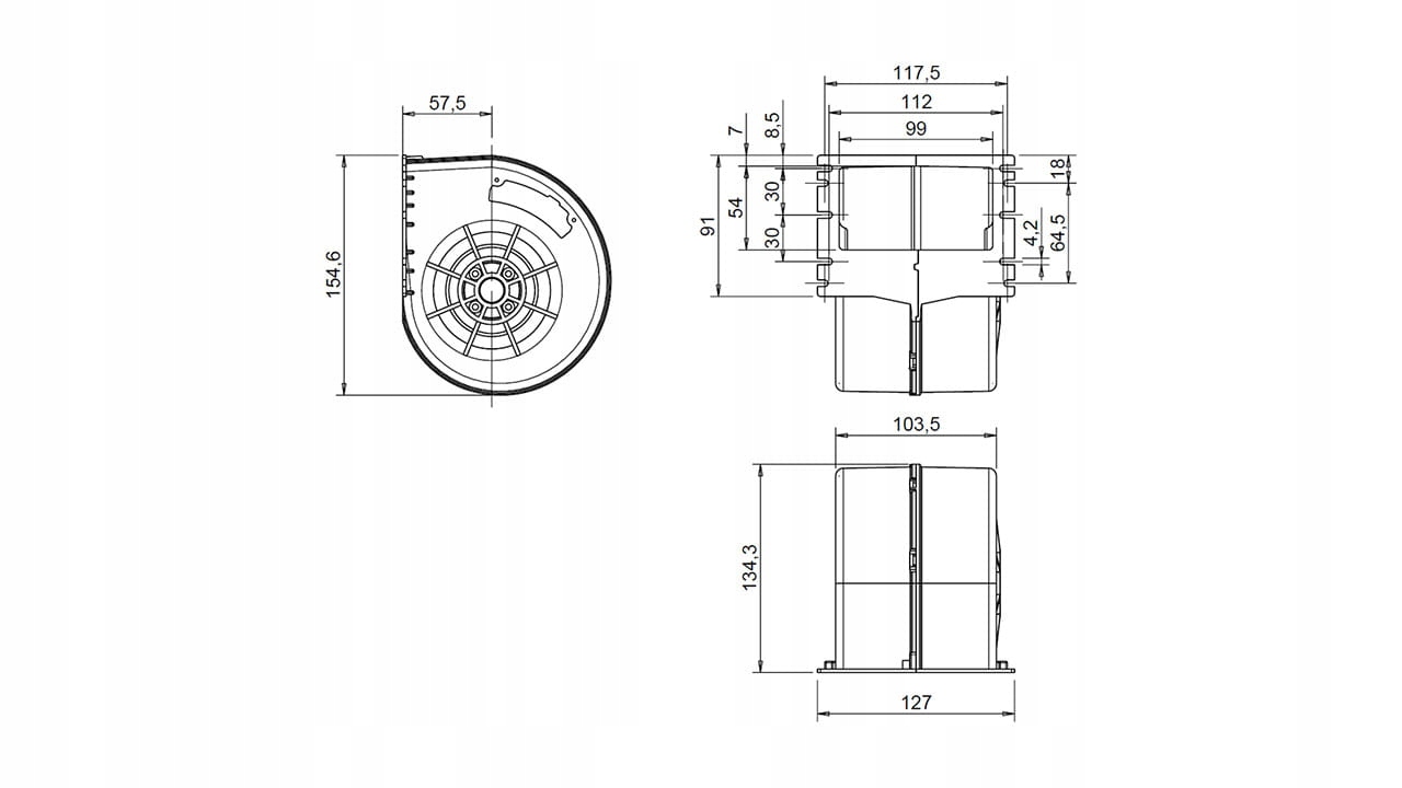 Вентилятор вентилятор вентилятор LINDE E0043602 02221332