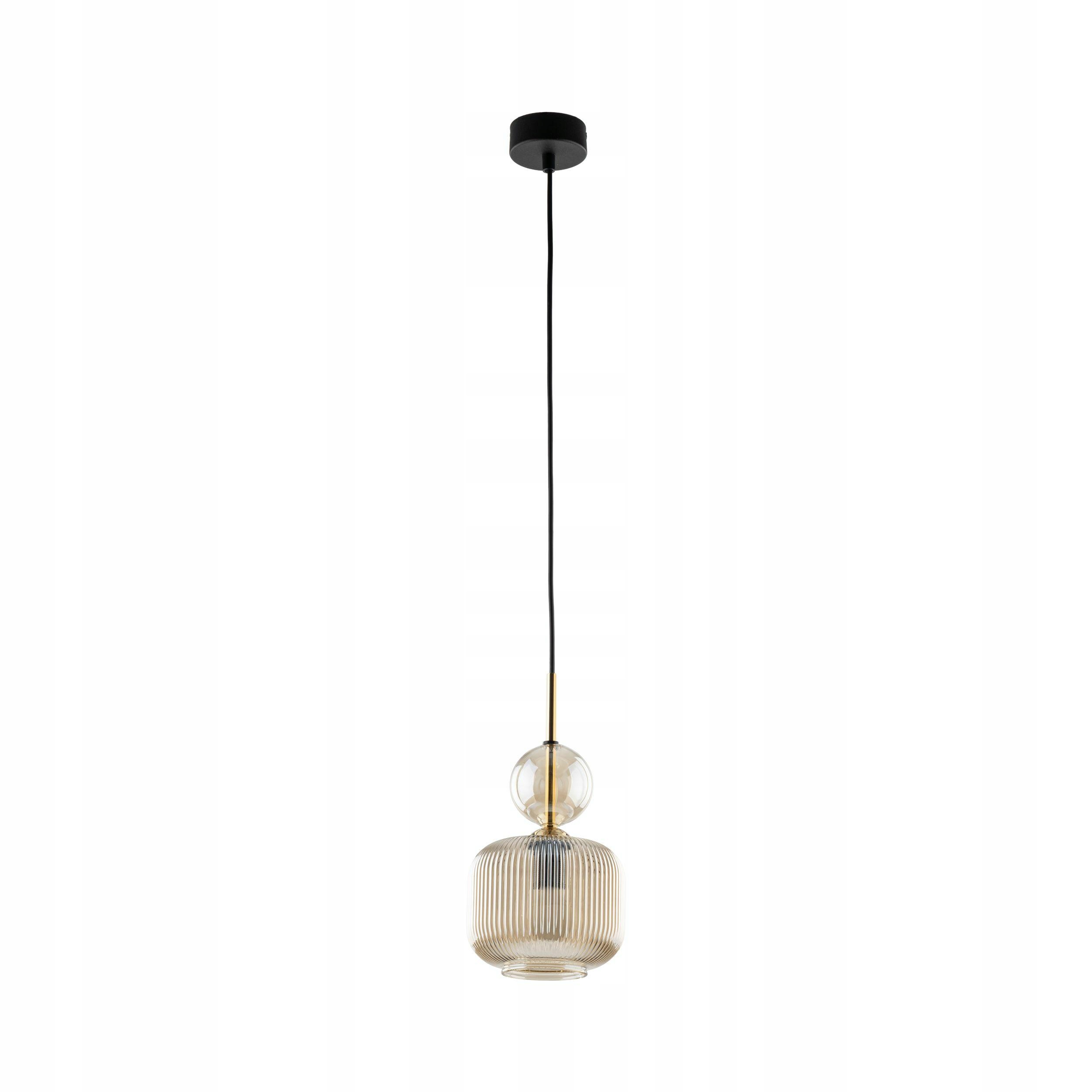 Závěsná lampa Sophia černá stínidlo béžová 1xE14 15 cm Do Kuchyňské Ložnice