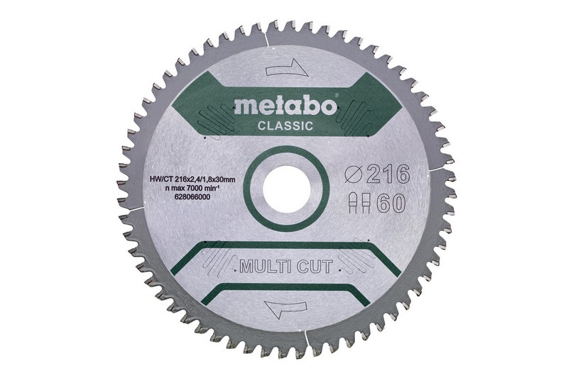 Kotoučová Pila Multi Cut Classic 216 MM Na Dřevo Zuby 60 MM Nástroj