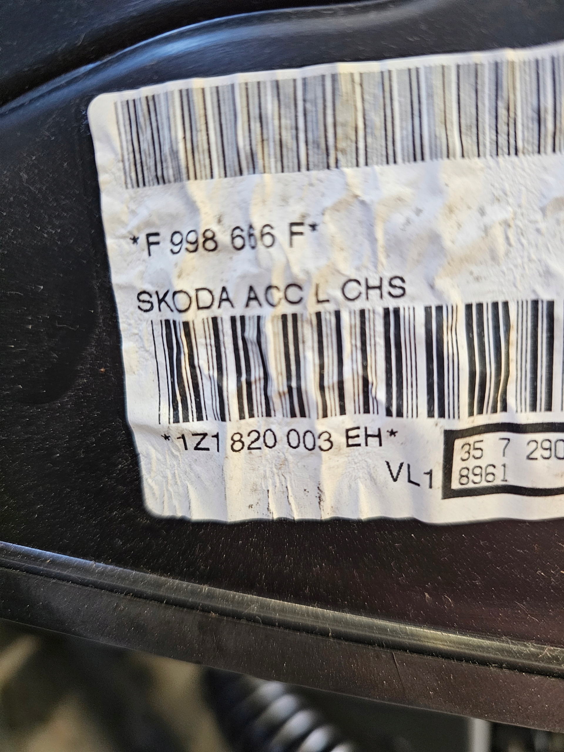 Skoda Octavia II heater EU 1Z1820003EH