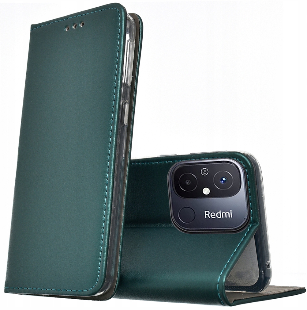 

Etui skóra Magnet Szkło 9H do Xiaomi Redmi 12C