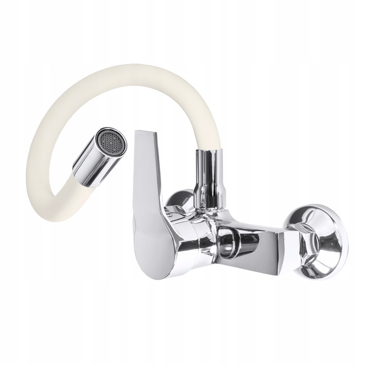 Flexibilná Kuchynská Batéria, Béžová, Umývadlová, Nástenná, Flex