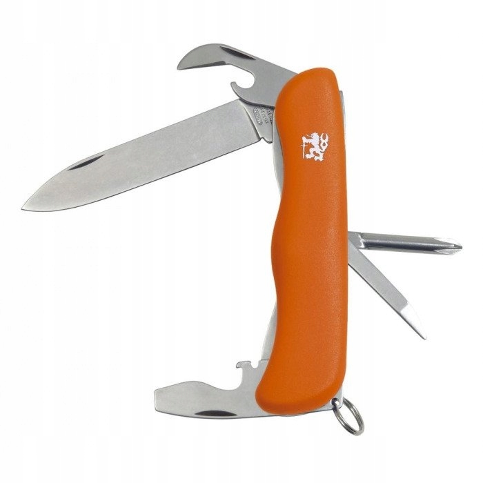 Kapesní nůž Mikov 115-NH-5/BK oranžový, 8 funkcí, 9 cm