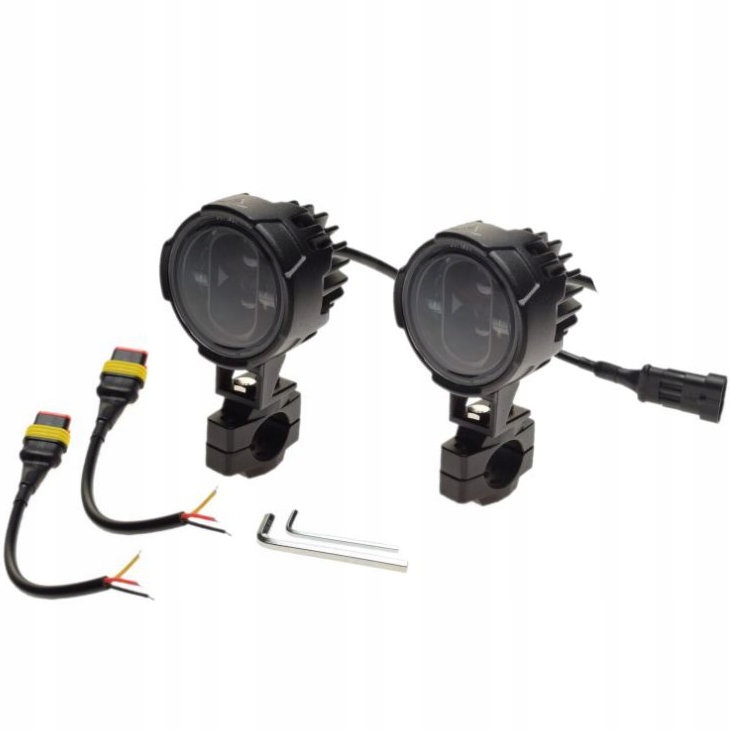 ZESTAW LAMP PRZECIWMGIELNYCH KPL LED 8-80V/6500K