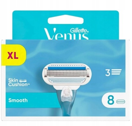 Gillette Venus Smooth vyměnitelné náplně do strojku, 8 kusů