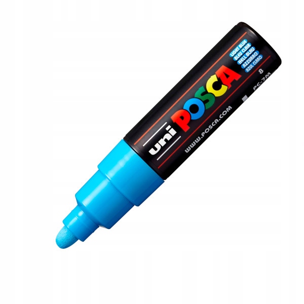 

Marker Uni Posca PC-7M niebieski jasny (8)