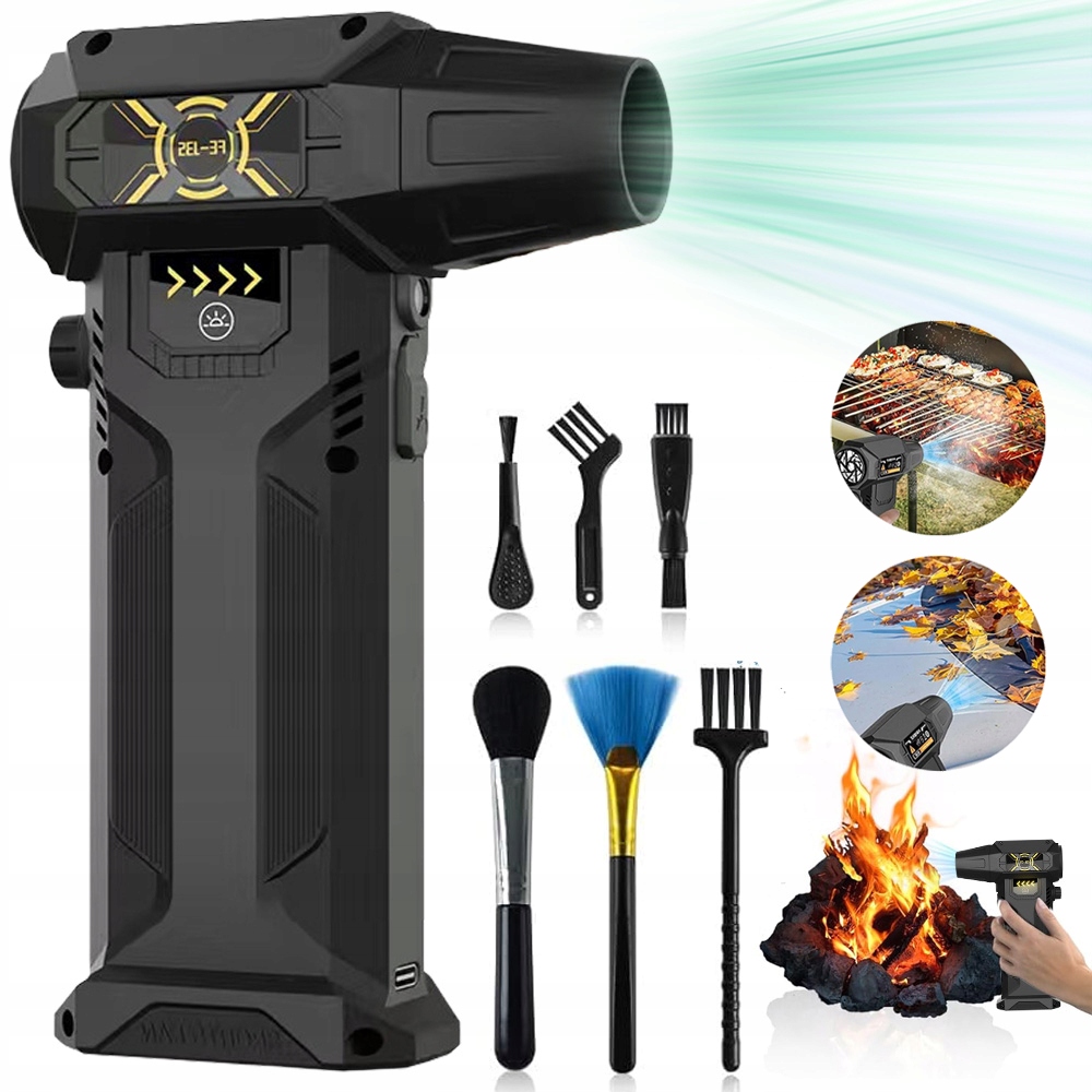 Dmuchawa Mini Wielofunkcyjna Turbo Do Kurzu Komputera Do Rozpalania Grilla