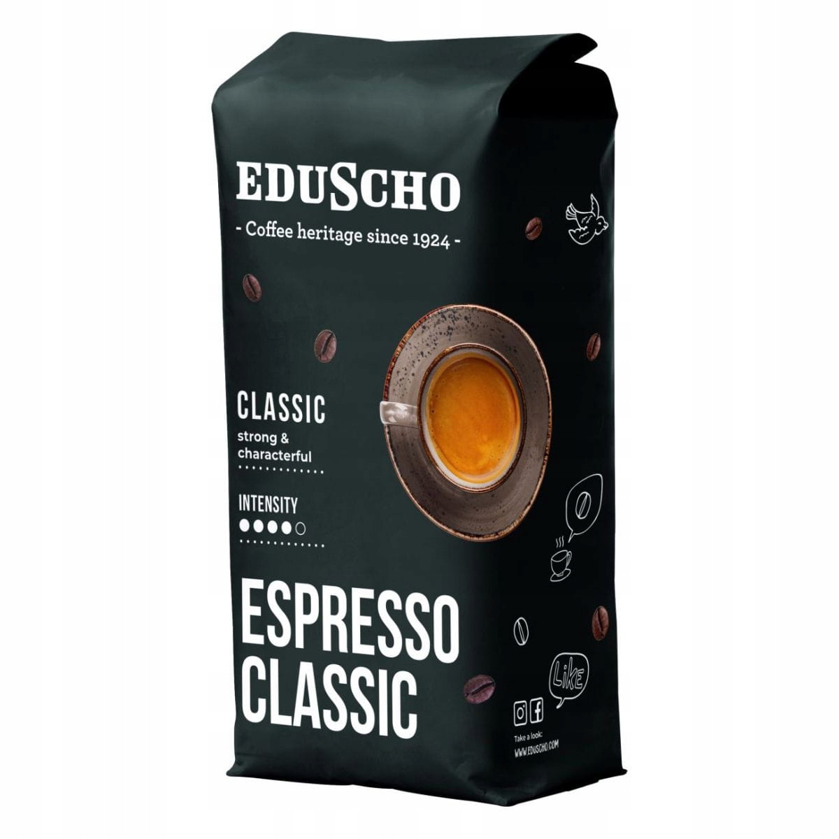 Levně Eduscho Espresso Classico Káva 1000 g
