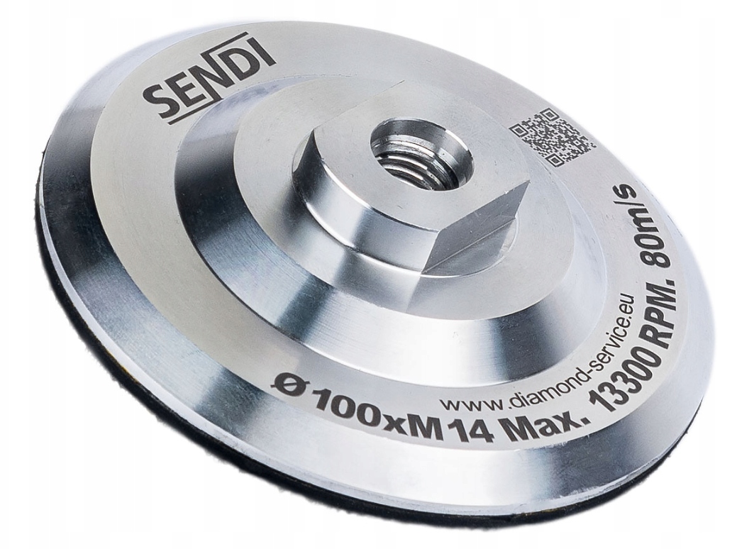 SENDI ADAPTER DO PADÓW RZEP 100mm ALUMINIOWY M14 Marka Sendi