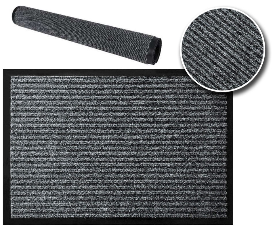 WYCIERACZKA DO BUTÓW POD DRZWI MATA WEJŚCIOWA DOMU FIRMY GRUBA DUŻA 60x80 Szerokość produktu 60 cm