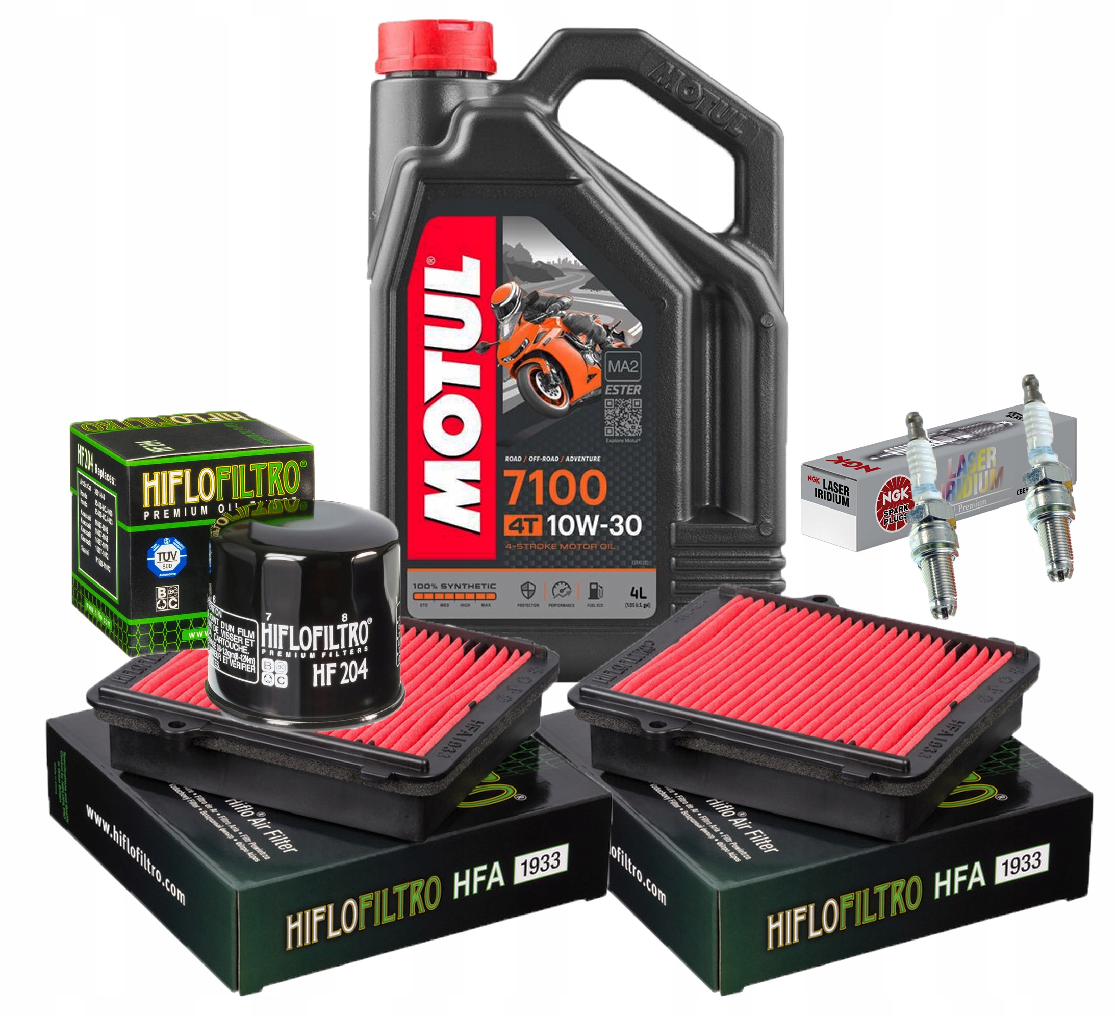 Olej Motul 7100 10w30 HONDA CRF 1000 AFRICA Filtry